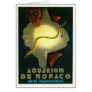 Aquarium De Monaco Vintage Travel Art Greeting Card