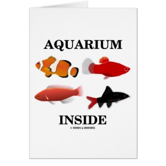 Aquarium Inside card
