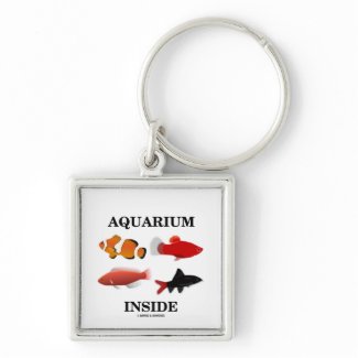 Aquarium Inside keychain