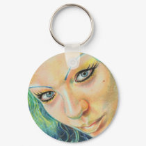 Aquarium Mermaid Keychain
