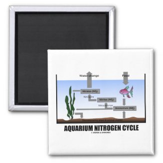 Aquarium Nitrogen Cycle (Ecology) Refrigerator Magnet