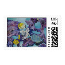 Aquarium Postage Stamp