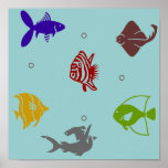 Aquarium Poster posters