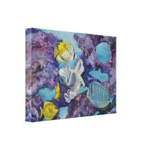 Aquarium Wrapped Canvas Gallery Wrapped Canvas
