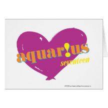 Aquarius 2 greeting card
