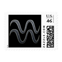 Aquarius #4 postage stamp