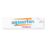 Aquarius Aqua Bumper Stickers