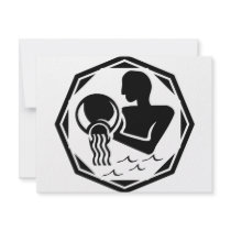 Aquarius Astrology invitations by Mustang_Lady Aquarius Astrology invitations