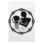 Aquarius Astrology Stationery Design