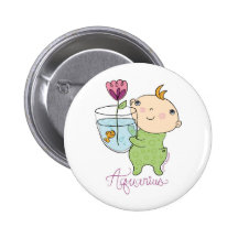 Aquarius Baby Button