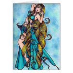Aquarius Belly Dancer Card