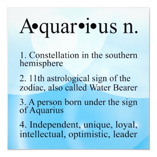 aquarius birthday invitation or birth announcement zazzle aquarius birthday invitation or birth announcement zazzle