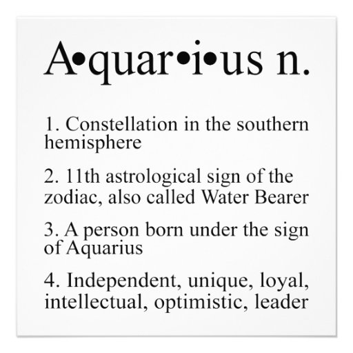 Aquarius Birth Flower