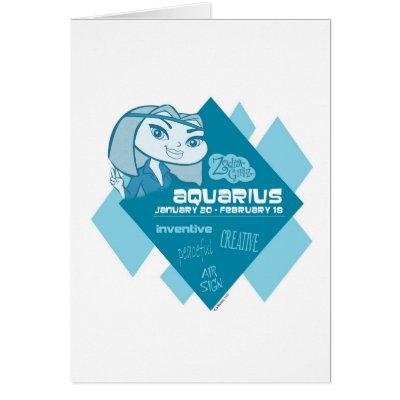 Aquarius Card by zodiacgirlz