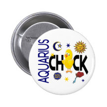 Aquarius Chick 1 Pinback Buttons