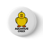 Aquarius Chick Buttons