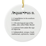Aquarius Christmas Ornament ornament
