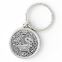 Aquarius Coin key chain