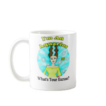 Aquarius Excuse Mug by Victoreeah Aquarius Excuse Mug