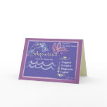 Aquarius February Greeting Card