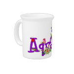 Aquarius Flowers Beverage Pitcher