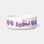 Aquarius Flowers Cat Food Bowls