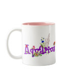 Aquarius Flowers Mug