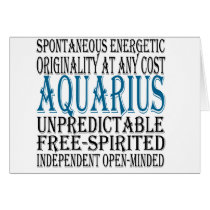 Aquarius Gifts- Card