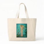 Aquarius Goddess with Lilly by the Water Canvas Bag