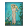 Aquarius Goddess with Lilly by the Water Post Card