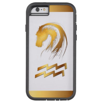Aquarius Horse Chinese and Western Astrology Tough Xtreme iPhone 6 Case
