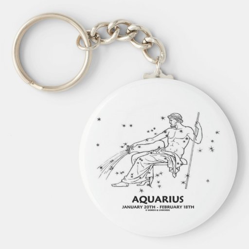 Aquarius (January 20th - February 18th) Key Chain