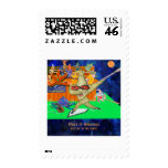 Aquarius Moon Postage