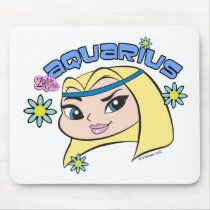 Aquarius Mousepad by zodiacgirlz Aquarius Mousepad
