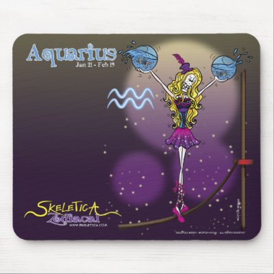 Aquarius -  mousepad_horizontal by Skeletica