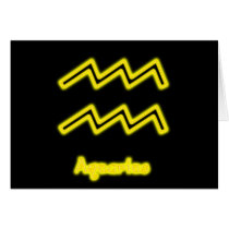 Aquarius Neon cards