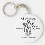 Aquarius Personalized Key Chains
