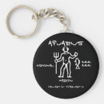 Aquarius Personalized Keychains