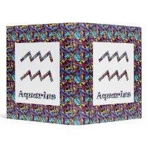 Aquarius Psychedelic Vinyl Binders