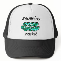 Aquarius Sign design! hats by angeria Aquarius Sign design! hats
