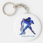 Aquarius Sign Keychain