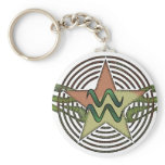 Aquarius Star Keychains