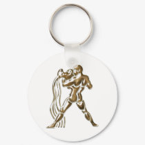 Aquarius Star Sign keychains by ShoppingPortal Aquarius Star Sign keychains