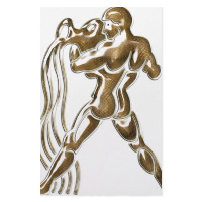 Aquarius Star Sign Stationery Paper by ShoppingPortal