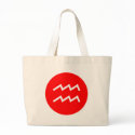 Aquarius Symbol bags