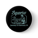 Aquarius Teal buttons by horoscope_signs Aquarius Teal buttons