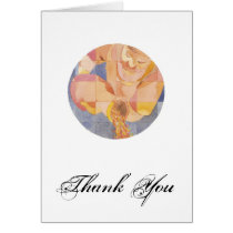 Aquarius Thank You Card cards