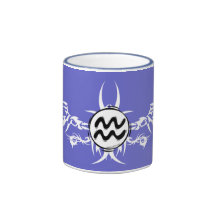 Aquarius Tribal Blu Mug