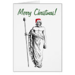 Aquarius Vertical Greeting Card
