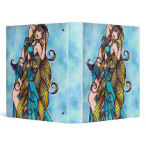 Aquarius Water Belly Dancing Goddess Binder